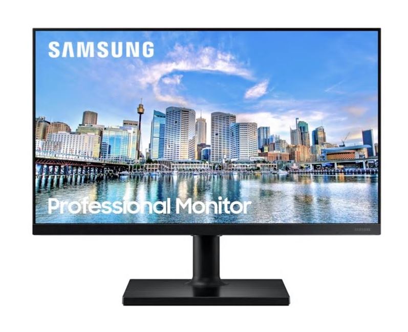 Samsung T45 F 23.8'/24' 75 Hz Free Sync Ips Fhd Monitor 1920x1080 16:9 5ms Height Adjust Tilt Swivel Pivot Dp 2x Hdmi 2x Usb Hub Vesa Game Mode Flicker Free
