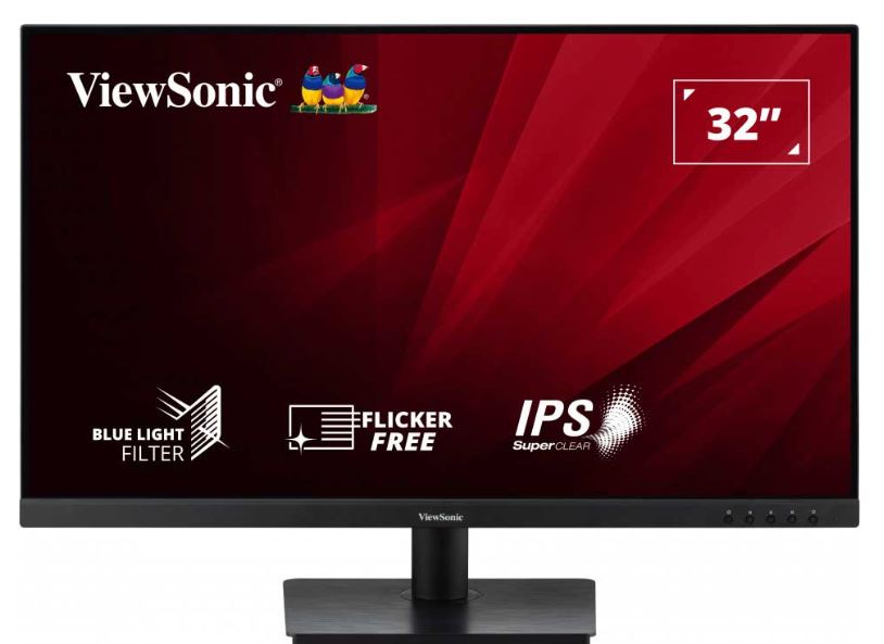 View Sonic 32' Va3209 U 2 K 2 K Qhd, Usb C, Super Clear Ips, Hdr10, Speakers, Hdmi X 2, Dp X 1, Vesa 100x100 Borderless, Business Monitor (Ls)