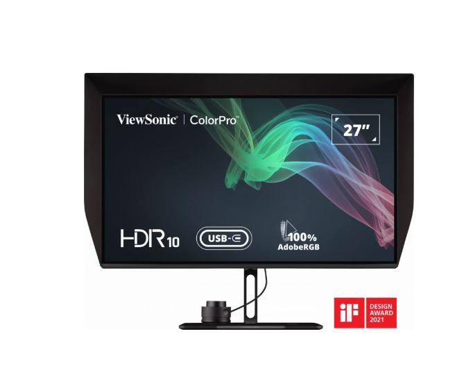 View Sonic 27' Vp2786 4 K Color Pro Professional Series, Usb C, 100% Adobe Rgb, 98% Dci P3 True 10 Bit Fogra & Idealliance Validated Monitor. Tipa Best