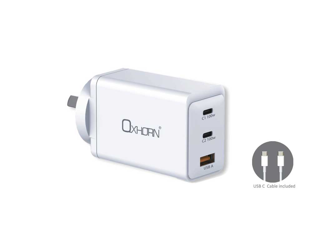PD 100W GaN Charger 3 Port