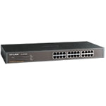 Tp Link Tl Sf1024 24 Port 10/100 Mbps Rackmount Unmanaged Switch Energy Efficient Supports Mac 19 Inch Rack Mountable Steel Case 4.8 Gbps Switching Cap