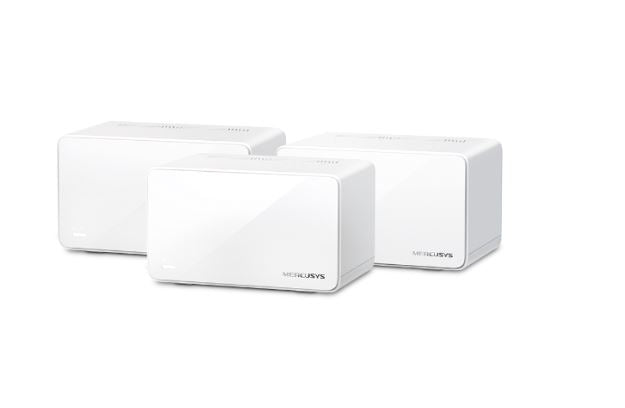 Mercusys Halo H90 X(3 Pack) Ax6000 Whole Home Mesh Wi Fi 6 System, 6000 Mbps Dual Band Wi Fi, Up To 800 Square Meters, 1148/4804 Mbps, Mu Mimo (Wifi6)