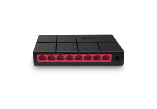 Mercusys Ms108 G 8 Port Gigabit Desktop Switch, 8x Gigabit Ports, Compact Design, Plug N Play, Green Ethernet Technology
