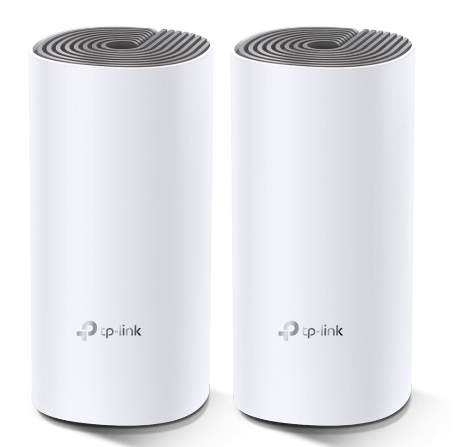 Tp Link Deco E4(2 Pack) Ac1200 Whole Home Mesh Wi Fi System~ 260sqm. Over 100 Devices Parental Controls