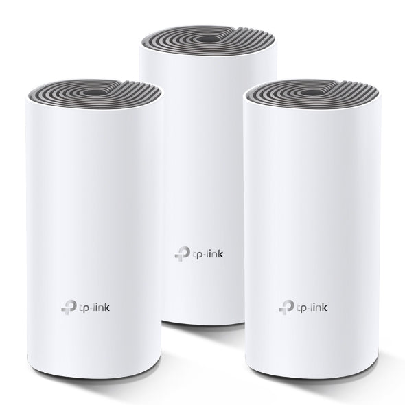 Tp Link Deco E4(3 Pack) Ac1200 Whole Home Mesh Wi Fi System, ~370sqm Coverage