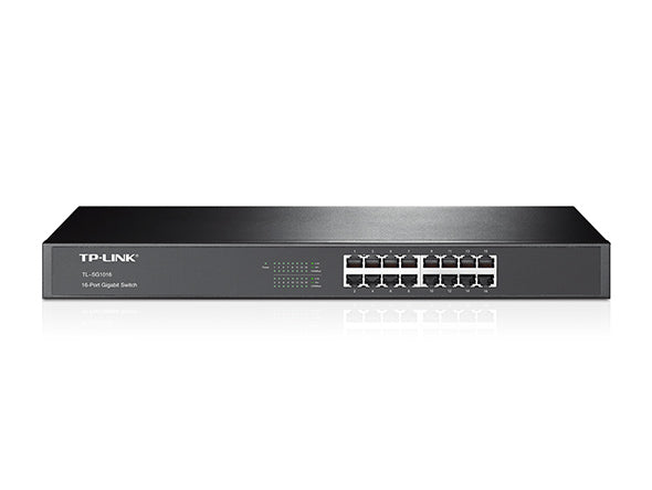 Tp Link Tl Sg1016 D 16 Port Gigabit Desktop/Rackmount Unmanaged Switch Energy Efficient Supports Mac Plug&Play 32 Gbps Switching Capacity