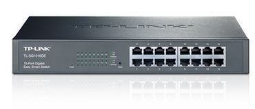 Tp Link Tl Sg1016 De 16 Port Gigabit Easy Smart Switch Network Monitoring, Traffic Prioritization & Vlan Features Web Based User Interface