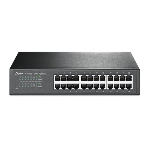 Tp Link Tl Sg1024 D 24 Port Gigabit Desktop/Rackmount Unmanaged Switch Energy Efficient Supports Mac Plug & Play 48 Gbps Switching Capacity