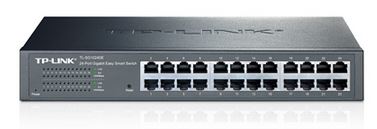 Tp Link Tl Sg1024 De 24 Port Gigabit Desktop/Rackmount Easy Smart Switch Energy Efficient L2 Features Supports Mac 128x Vlan 48 Gbps Switching Capacity