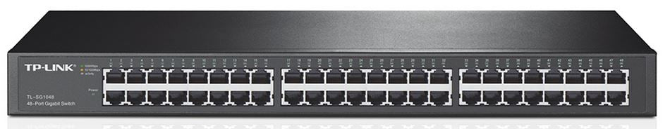Tp Link Tl Sg1048 48 Port Gigabit Rackmount Switch 19 Inch Rack Mountable Steel Case 96 Gbps Switching Capacity Ieee 802.3x Flow Control Auto Mdi/Mdix