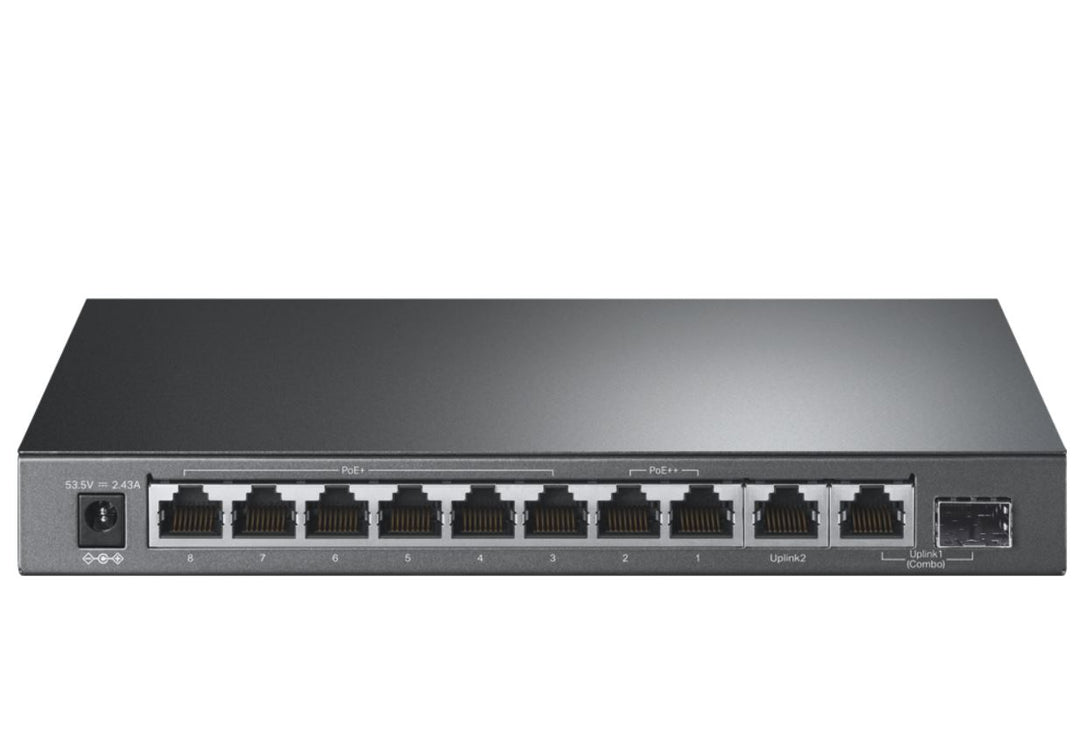 Tp Link Tl Sg1210 Pp 10 Port Gigabit Desktop Switch With 6 Port Po E+ And 2 Port Po E++