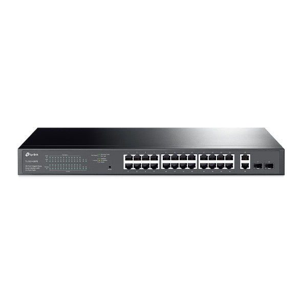 Tp Link Tl Sg1428 Pe 28 Port Gigabit Easy Smart Switch With 24 Port Po E+ 32x Vlan 56 Gbps Switching Capacity Rack Mountable