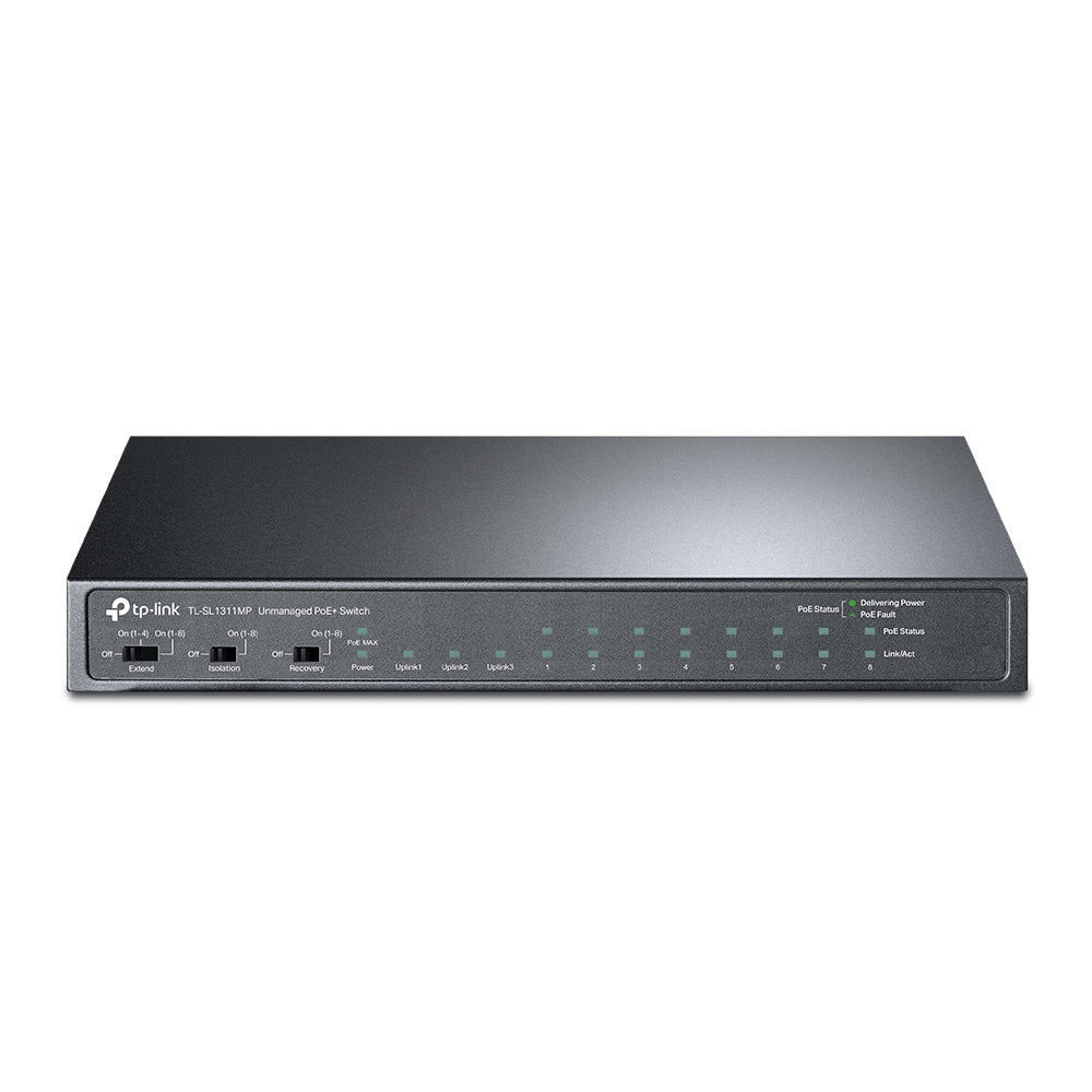 Tp Link Tl Sl1311 Mp 8 Port 10/100 Mbps + 3 Port Gigabit Desktop Switch With 8 Port Po E+
