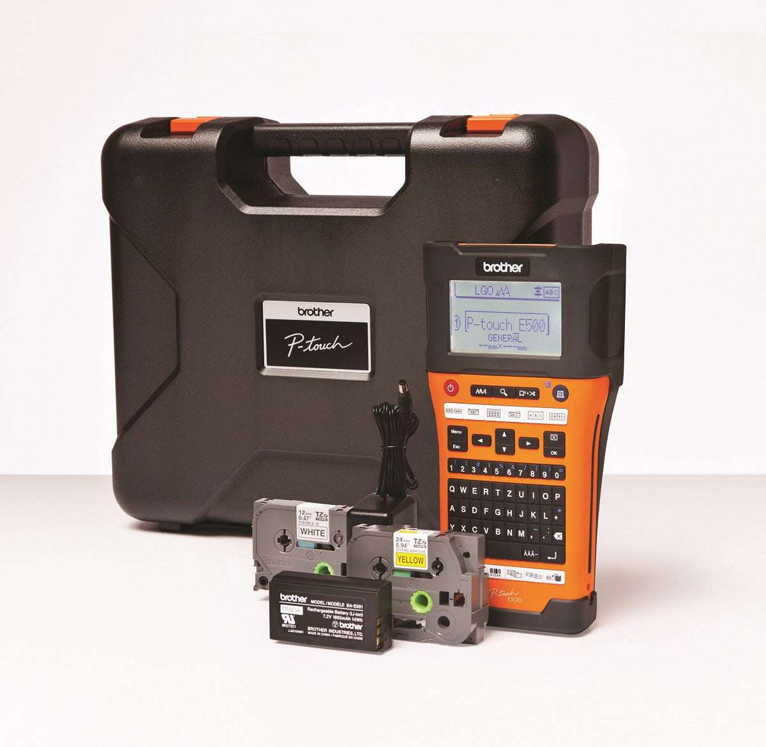 Brother Pt E550 Wvp Industrial Handheld Label Printer 3 Year Warranty