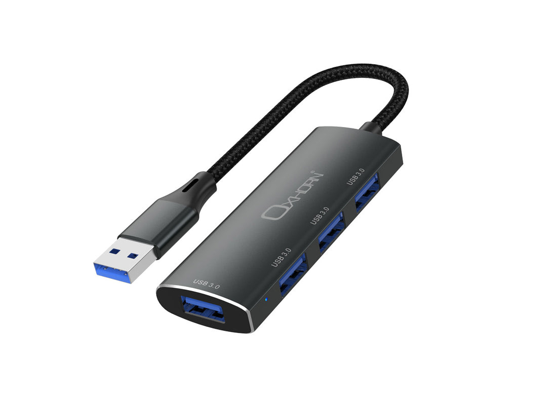 USB 3.0 4 port Hub Black