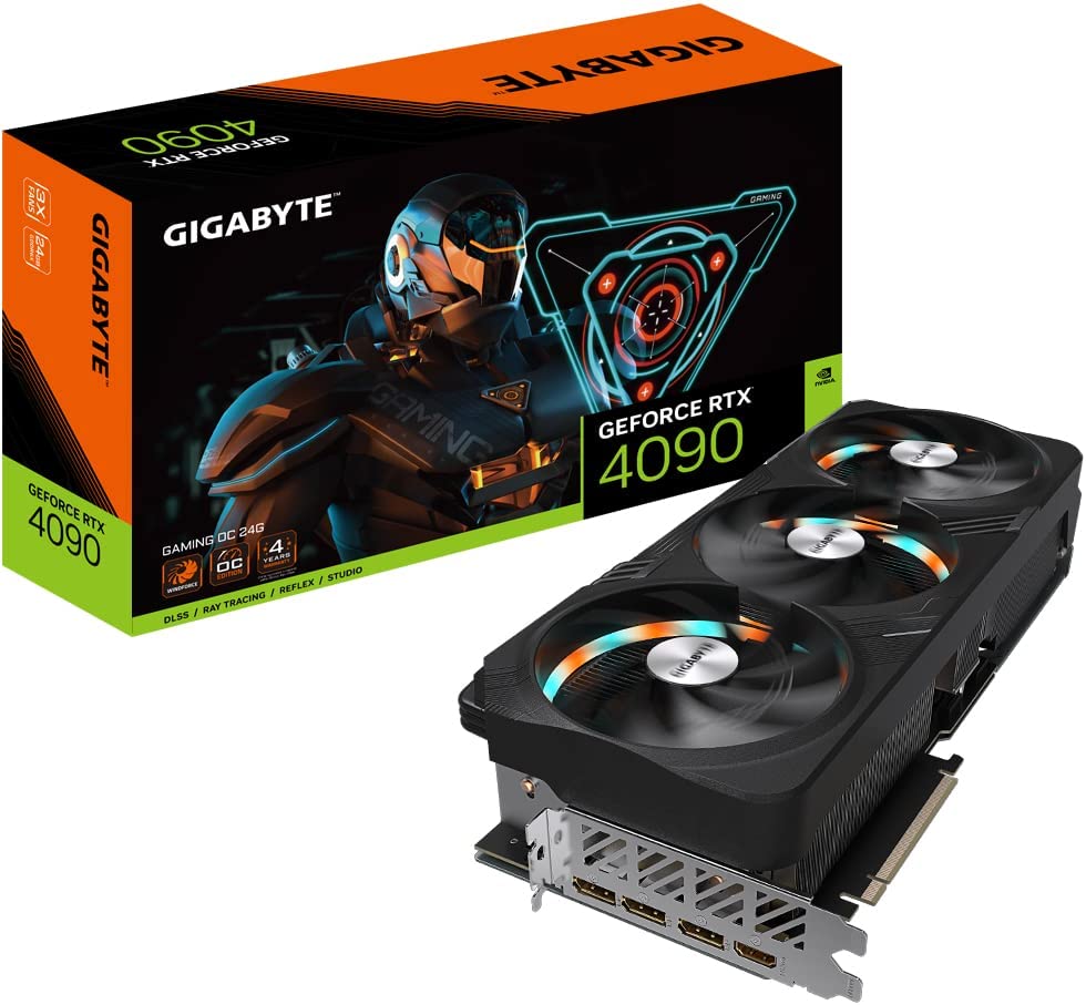 Gigabyte N Vidia Ge Force Rtx 4090 Gaming Oc 24 G Video Card, Pci E 4.0, Gddr6 X, 3 X Dp 1.4, 1 X Hdmi 2.1