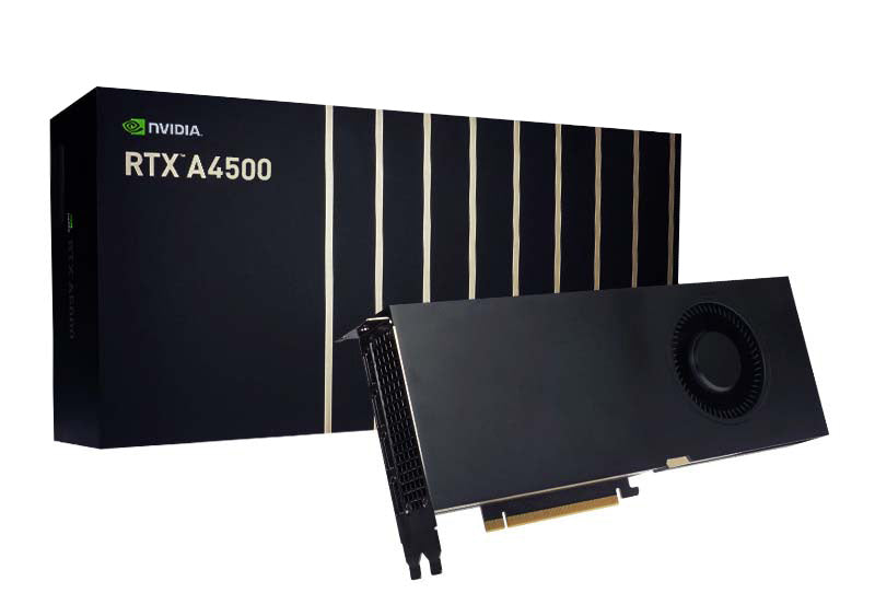Leadtek N Vidia Quadro Rtx A4500 20 Gb Workstation Graphics Card Gddr6, Ecc, 4x Dp 1.4, Pc Ie Gen 4 X 16, 200 W, Dual Slot Form Factor, Vr Ready