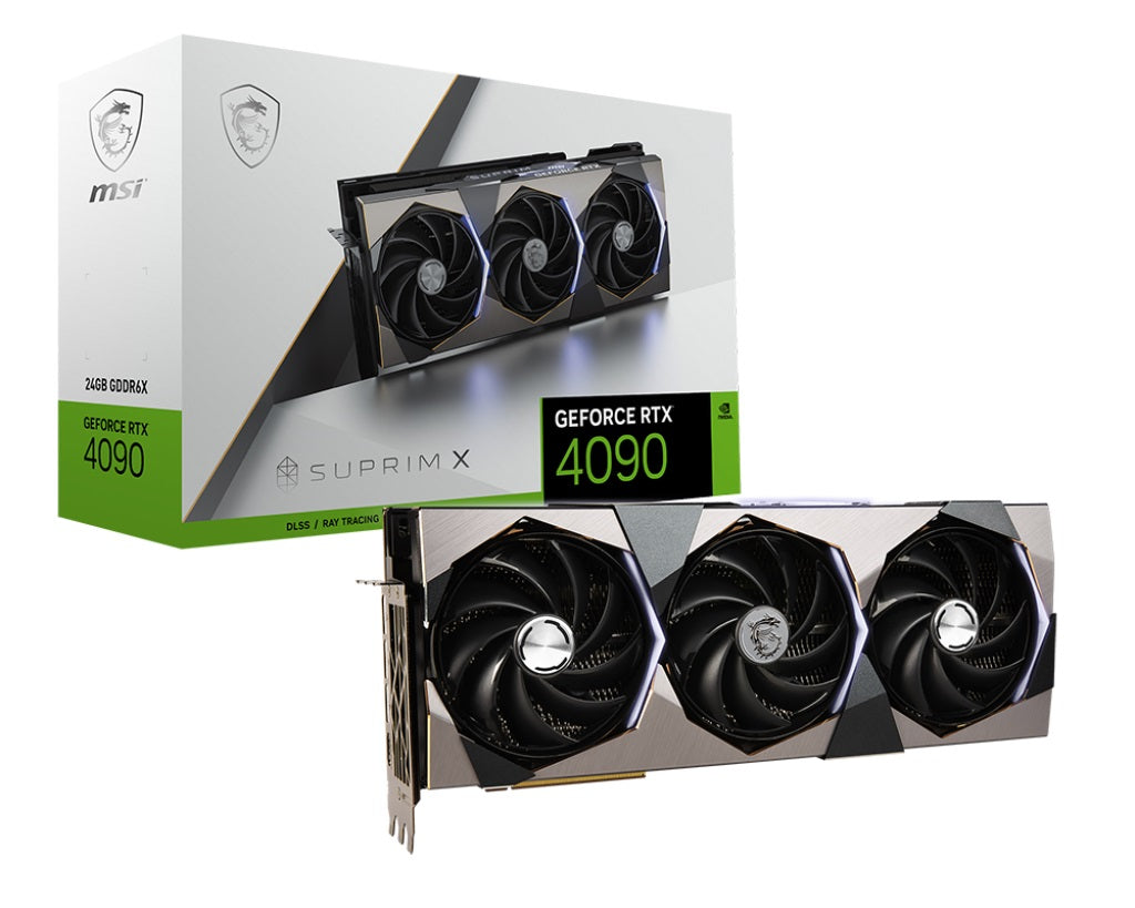 Msi N Vidia Ge Force Rtx 4090 Suprim X 24 G Video Card, 2625 Mhz Pci E 4, Gddr6 X, 3x Dp1.4a, 1x Hdmi 2.1