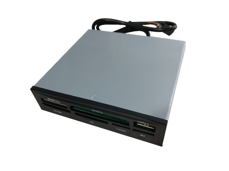 Astrotek internal 3.5 inch multi card reader with a USB port, CF MS SD card slots, and a black exterior.