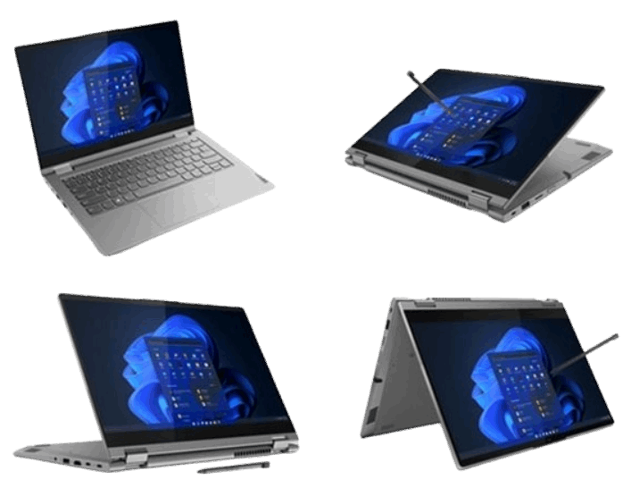 Lenovo Think Book 14S Yoga G3 14' Fhd Touch Intel I5-1335U 16Gb 512Gb Ssd Windows 11 Pro Iris Xe Graphics Wifi6 E Fingerprint Pen Flip 1 Yr