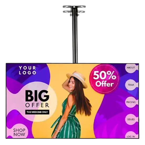 "Dynamic Advertising Solutions: 32-inch High-Brightness Digital Signage Display with Android 11, 4GB RAM, and 64GB Storage"