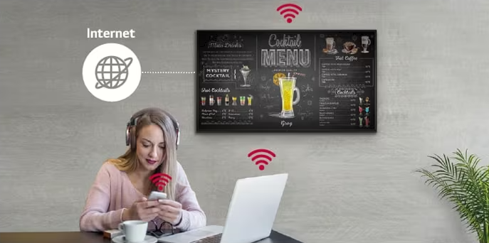 LG 50" 4K VA Ips 400nits 1mil:1 Dynamic Cr WebOS 6.0 Digital Signage Panel