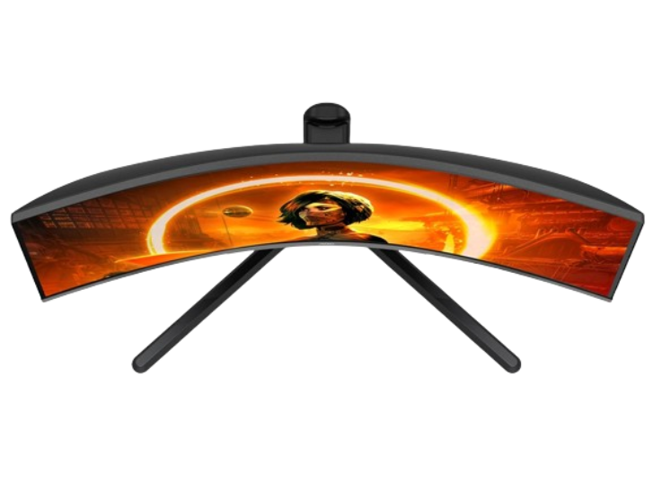 Aoc 34' Va, Wqhd (21:9) 3440 X1440, Curved 1000 R, 1ms, 165 Hz 300nits, 2 H, 2 Dp, Usb 3.2 Gen1 X4, Height Adjustable Stand, 5 W Spk, Vesa 100 X100mm (Ls)