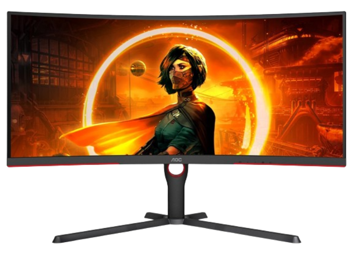 AOC CU34G3S 34inch WQHD 165Hz Curved VA Gaming Monitor