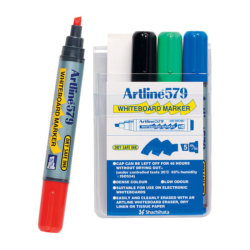 Artline 579 Whiteboard Marker 5mm Chisel Astd Wlt4 – WorldTech Store