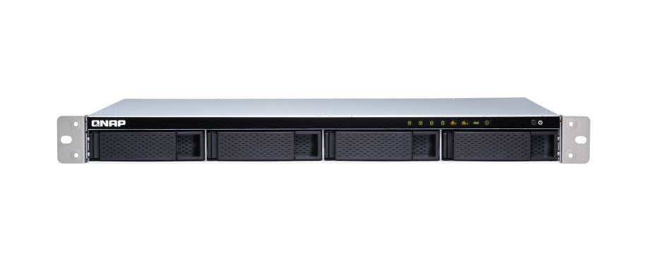 Qnap Ts 431 Xeu 2 G 4 Bay Nas Al314 32 Bit Arm® Cortex A15 Quad Core 1.7 G Hz 2 Gb Ddr3 Hot Swappable 2x Ge 1x10 Gb E Sfp+ 4x Usb3.2 1 U Rackmoun 3 Yr
