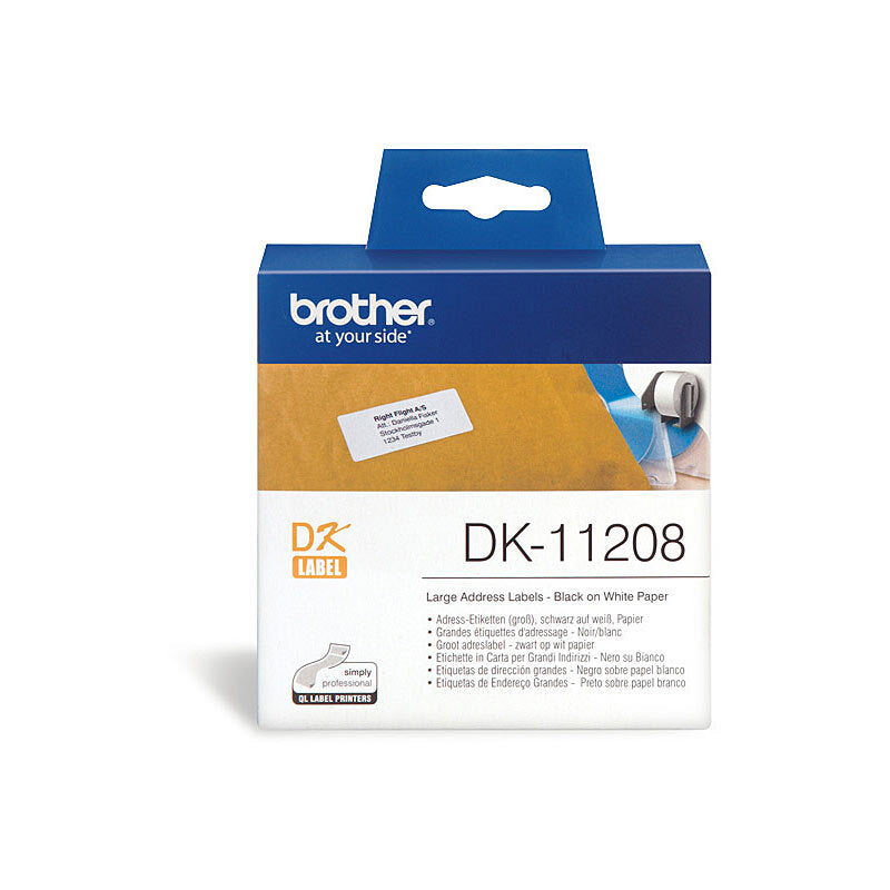Brother DK11208 White Address Label Roll