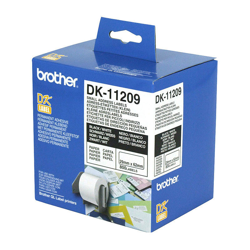 Brother DK11209 White Small Address Label Roll