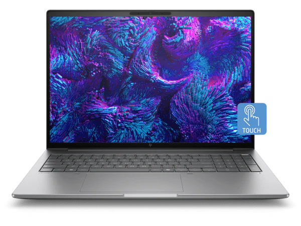 HP ZBook 8 G1i 16-inch AI Mobile Workstation in Meteor Silver - front view