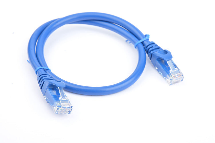 8 Ware Cat6 A Cable 0.25m (25cm) Blue Color Rj45 Ethernet Network Lan Utp Patch Cord Snagless