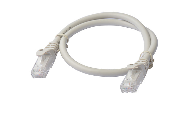 8 Ware Cat6 A Cable 0.5m (50cm) Grey Color Rj45 Ethernet Network Lan Utp Patch Cord Snagless