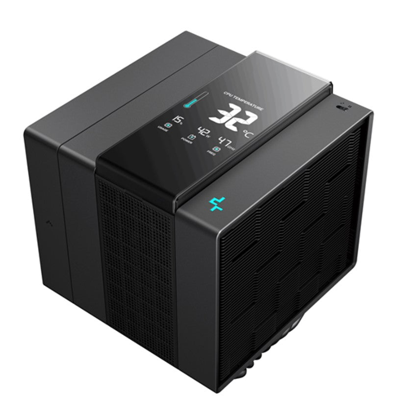 DeepCool ASSASSIN IV VC VISION Digital Air Cooler with Quad-Segmented Display — Black