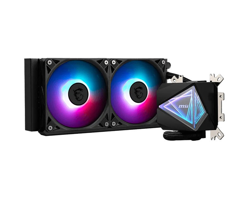 MSI MAG CORELIQUID I240 240mm AIO Liquid CPU Cooler — Black