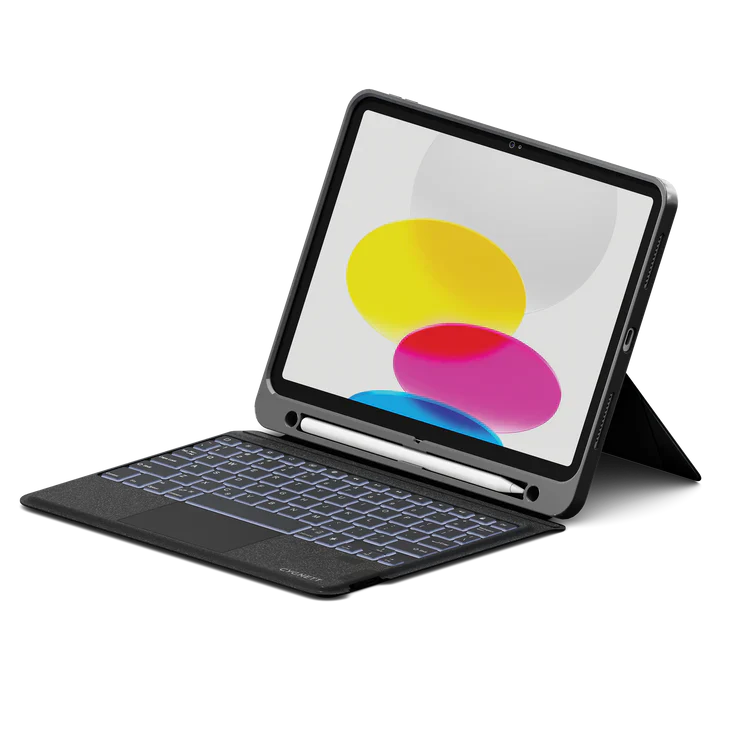  Cygnett Magnetic Keyboard Case for Microsoft Surface Pro 8/9/10/11 in a sleek upright position with keyboard.
