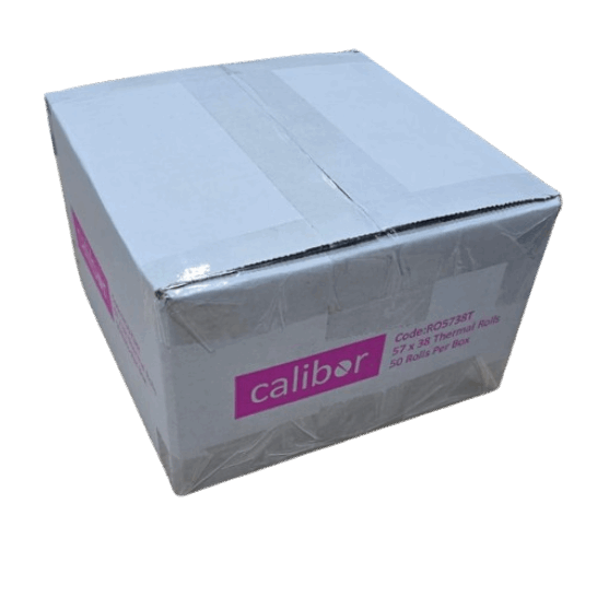 Calibor Thermal Paper 57MM X 38MM 50 ROLLS/BOX