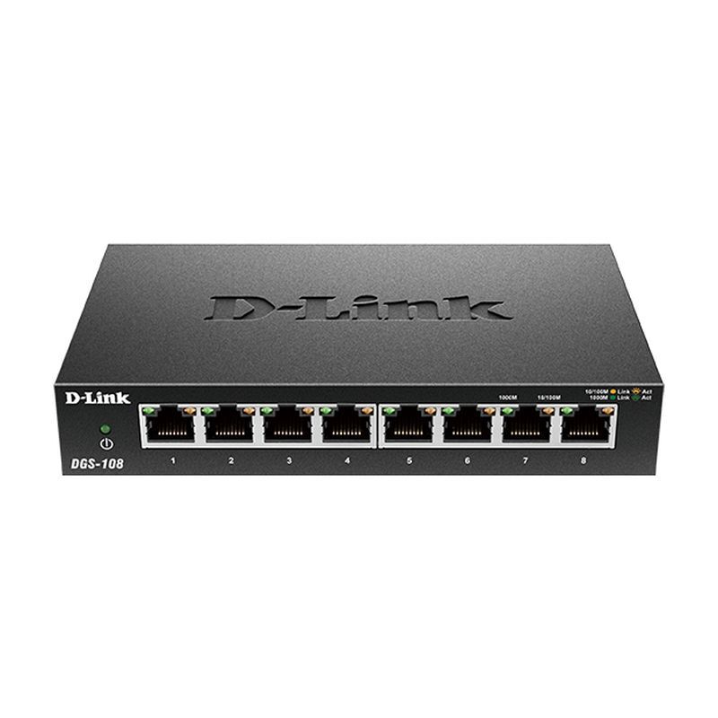 D-Link DGS-108 | 8-Port Gigabit Switch