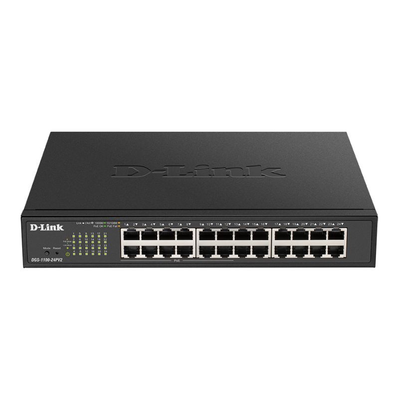 D-Link DGS-1100-24PV2 | 24-Port Gigabit Smart Managed PoE+ Switch