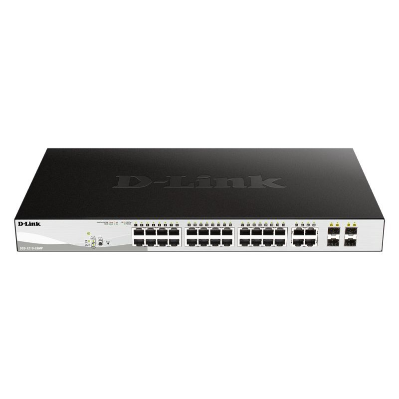 D-Link DGS-1210-28MP | 28-Port Gigabit Smart Managed PoE Switch