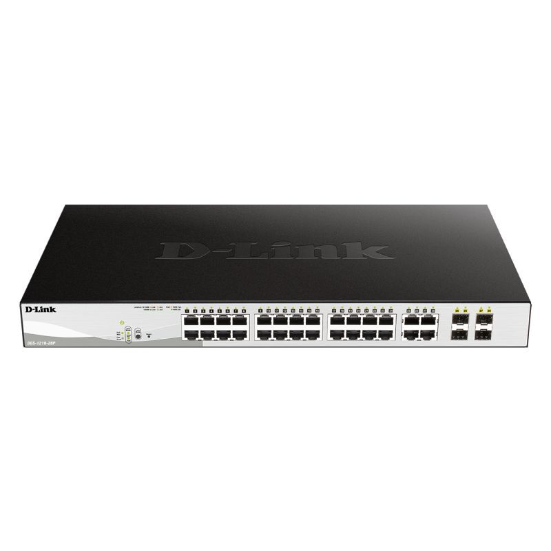 D-Link DGS-1210-28P | 28-Port Gigabit Smart Managed PoE Switch