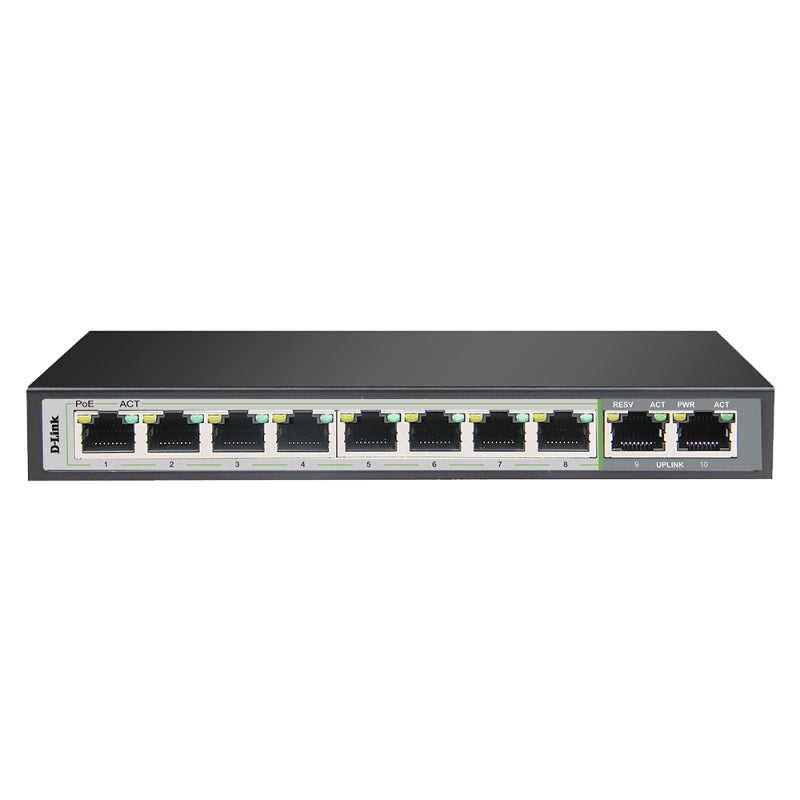 D-Link DGS-F1010P-E 10-Port Gigabit Switch