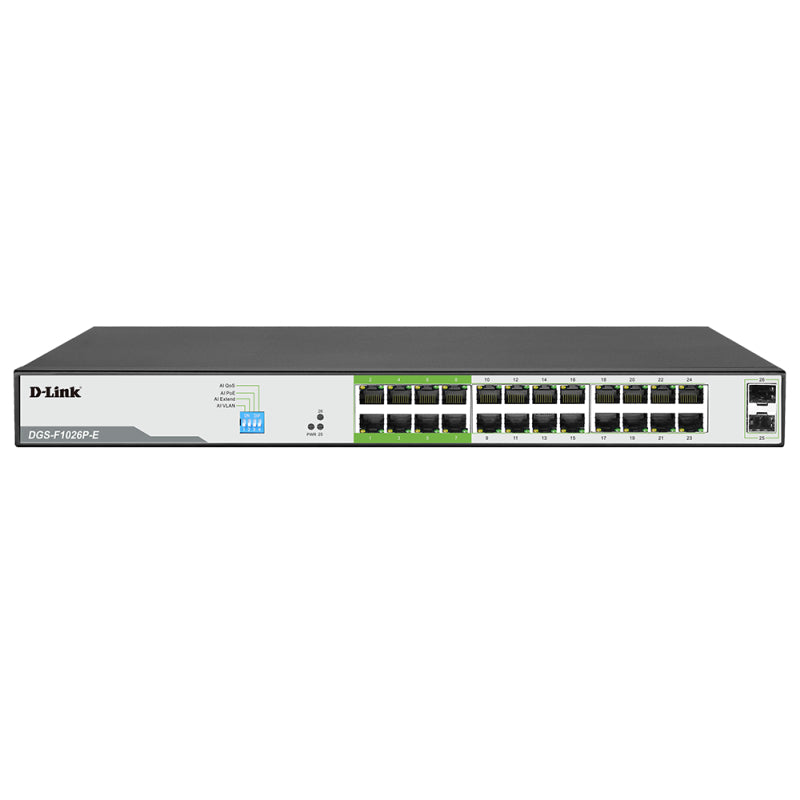 D-Link DGS-F1026P-E | 26-Port Gigabit PoE+ Switch
