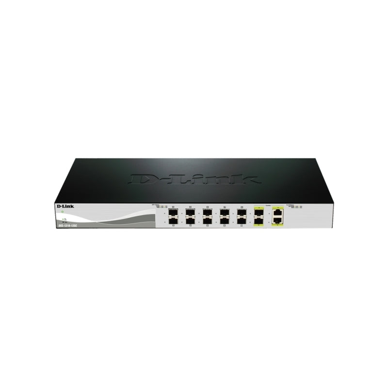 D-Link DXS-1210-12SC | 12-Port 10 Gigabit Smart Managed Switch