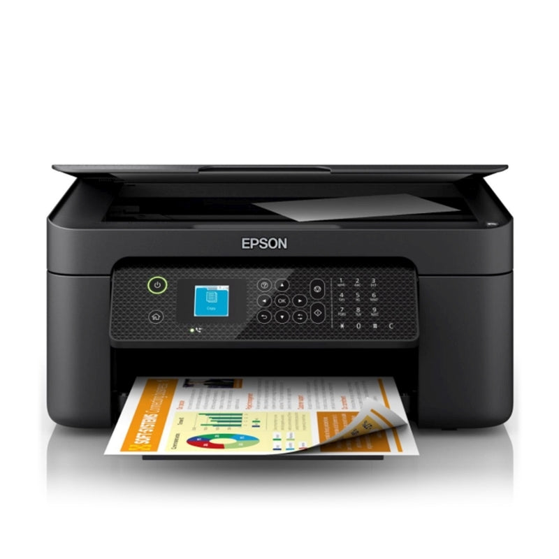 Epson WF-2910 WorkForce Inkjet MFP | Print Copy Scan Fax | A4 | Wi-Fi | USB | Compact | 1yr Warranty | C11CK64501