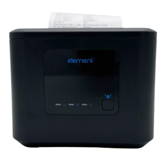 Element RW80L MKII Thermal Receipt Printer | Ethernet, Serial, USB | Black