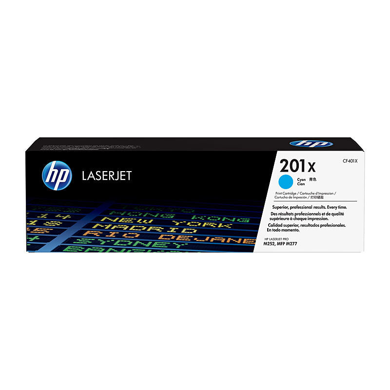 HP 201X Cyan High-Yield Toner Cartridge