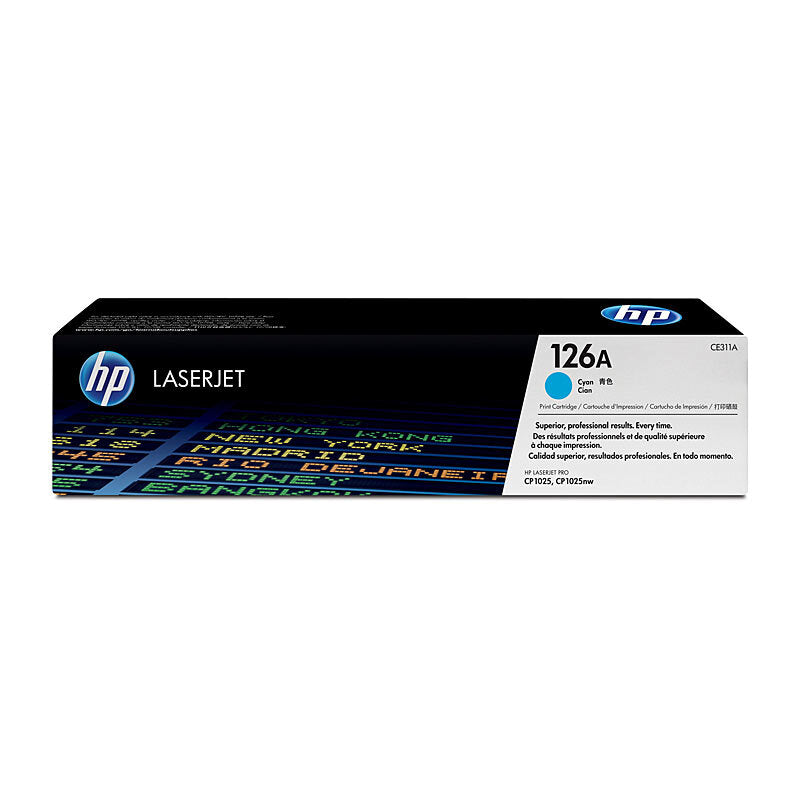 HP 126A CE311A — cyan toner retail packaging